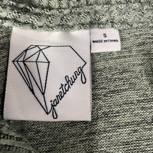 Cozy Olive Green Quarter Zip Pullover Sweater Soft Knit Minimalist Loungecore - Picture 3 of 9